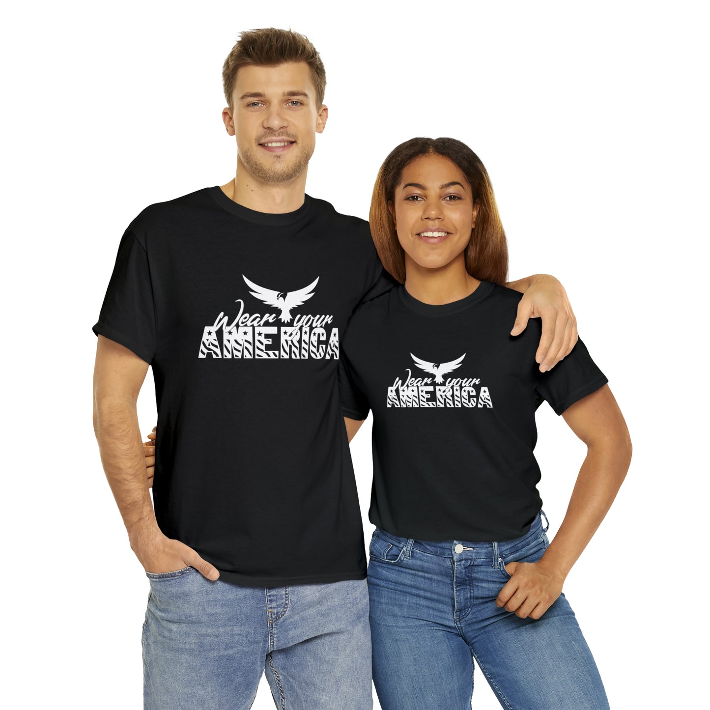 Wear Your America Logo Unisex Heavy Cotton Tee