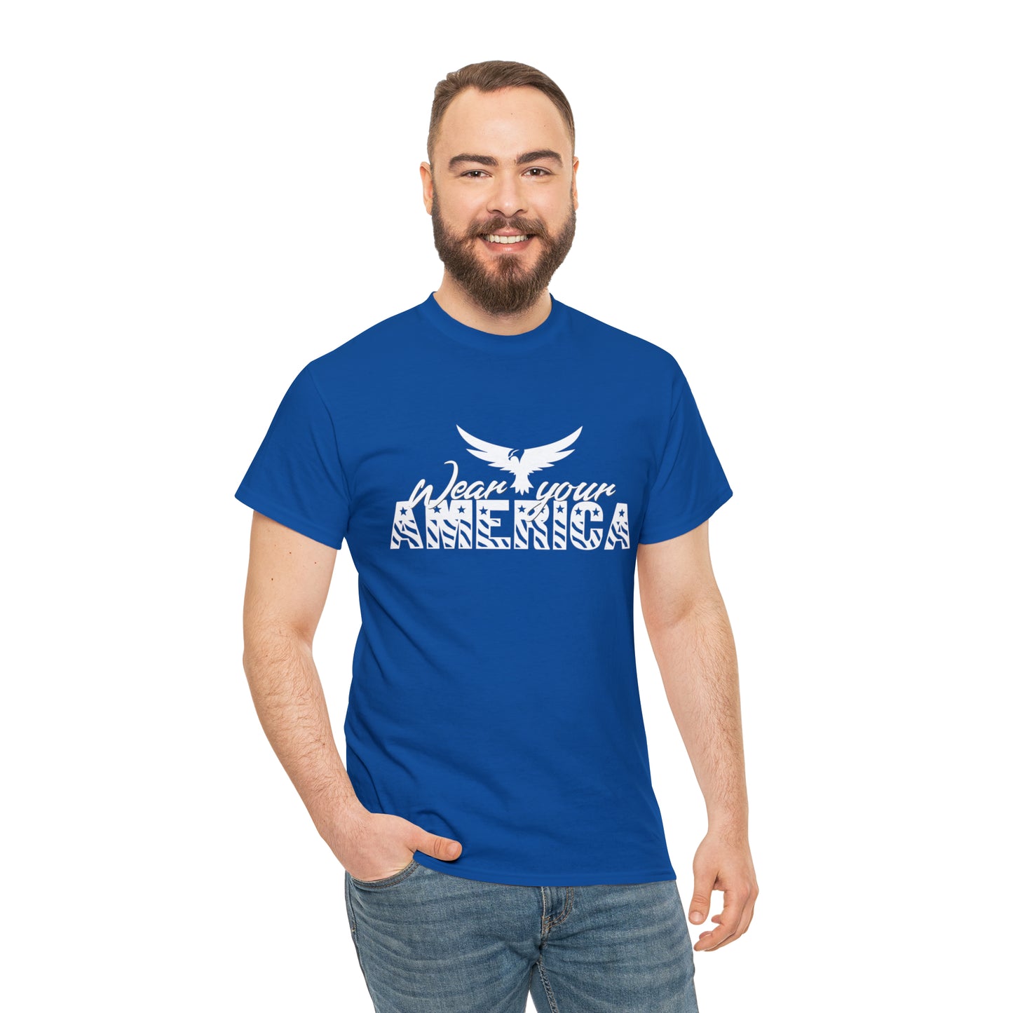 Wear Your America Logo Unisex Heavy Cotton Tee