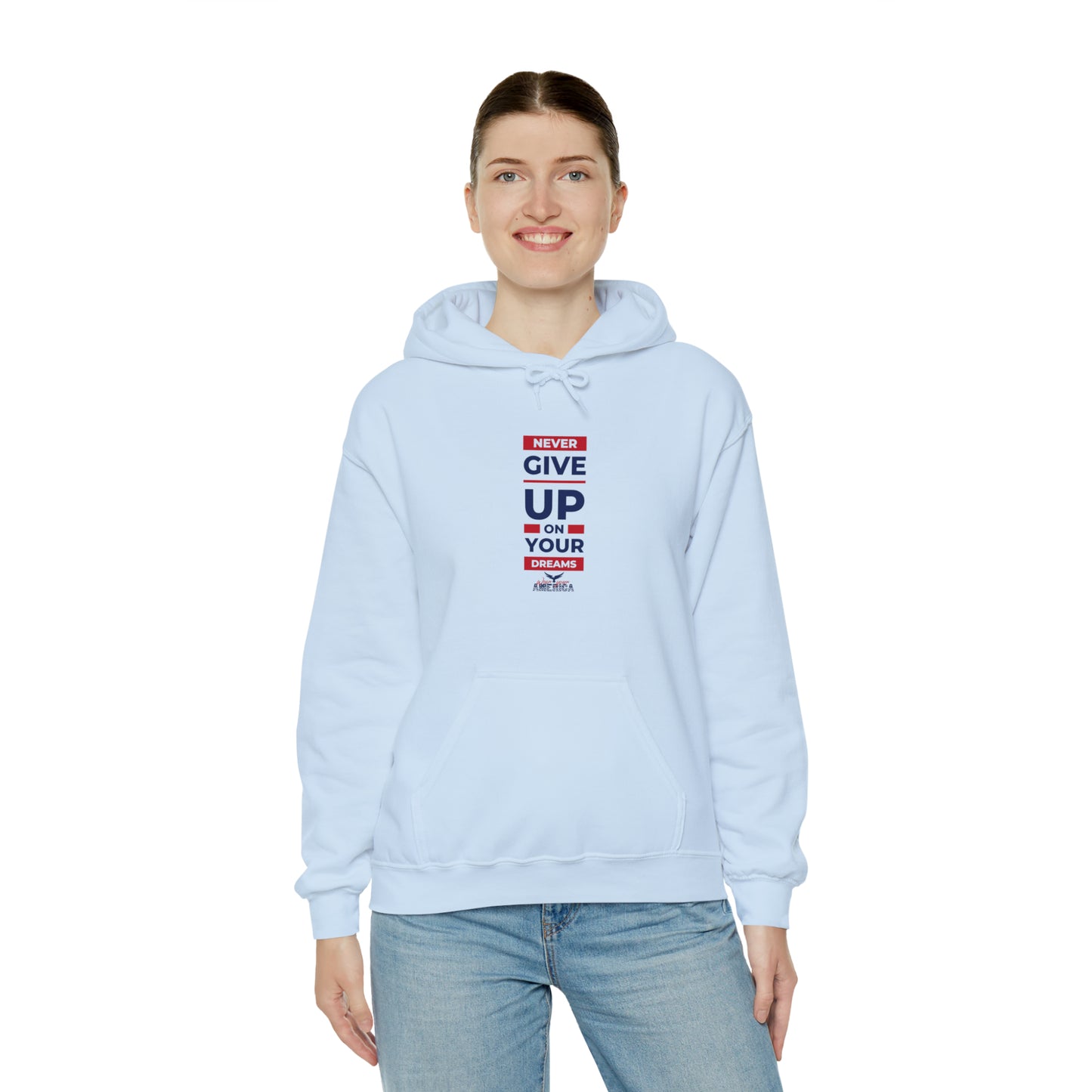 Never Give Up on your Dreams WYA Unisex Heavy Blend™ Hooded Sweatshirt