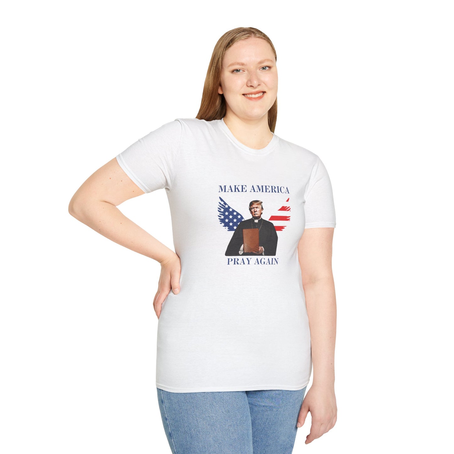 Make America Pray Again Unisex Softstyle T-Shirt