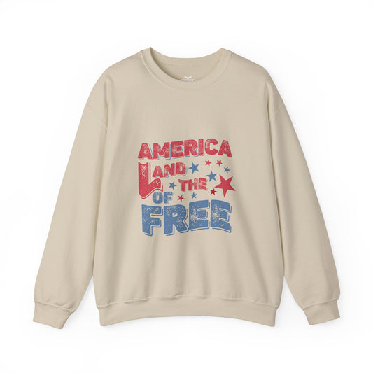 America Land of the Free Sweatshirt