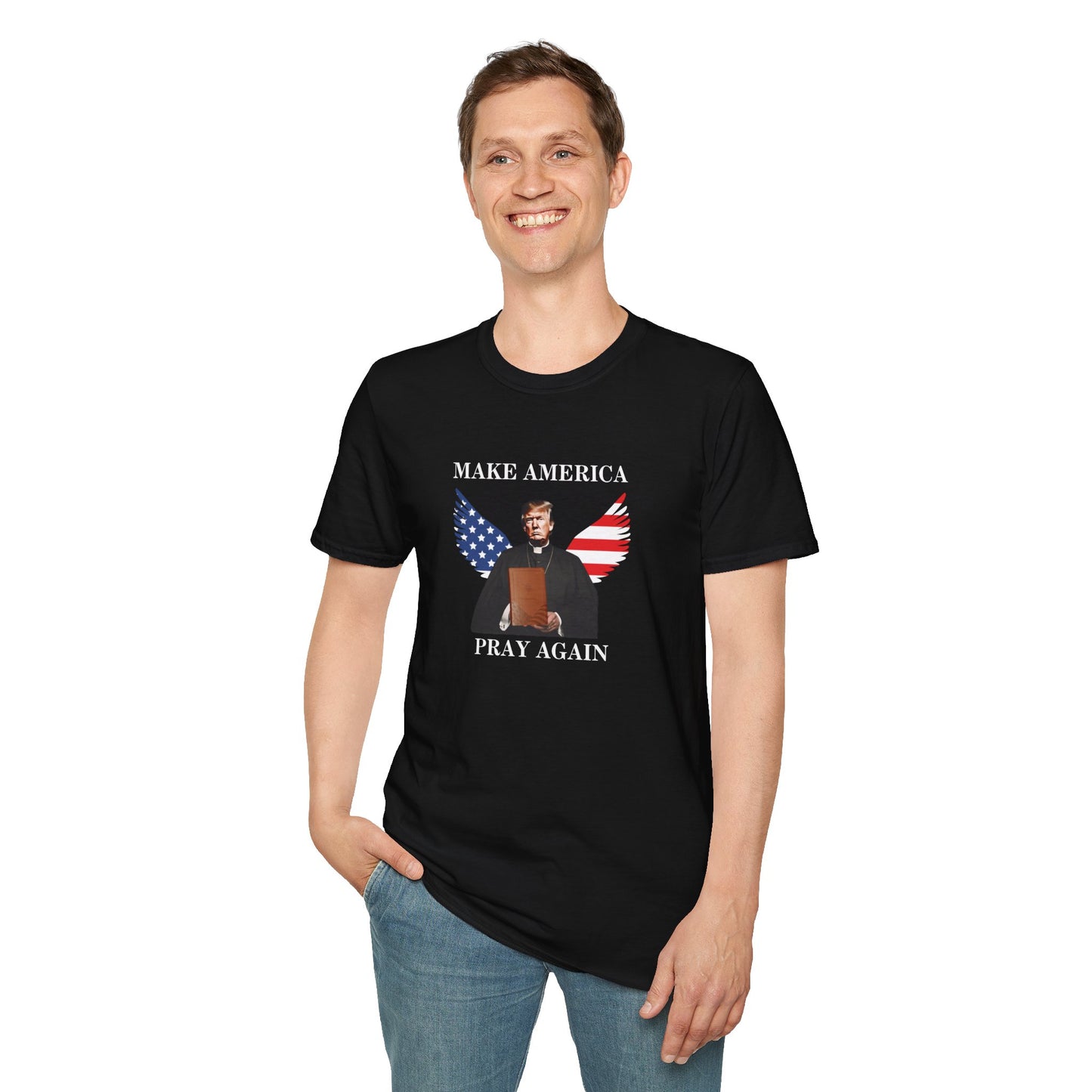 Make America Pray Again Unisex Softstyle T-Shirt