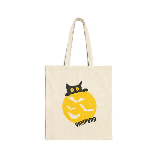 Vampurr Cotton Canvas Tote Bag