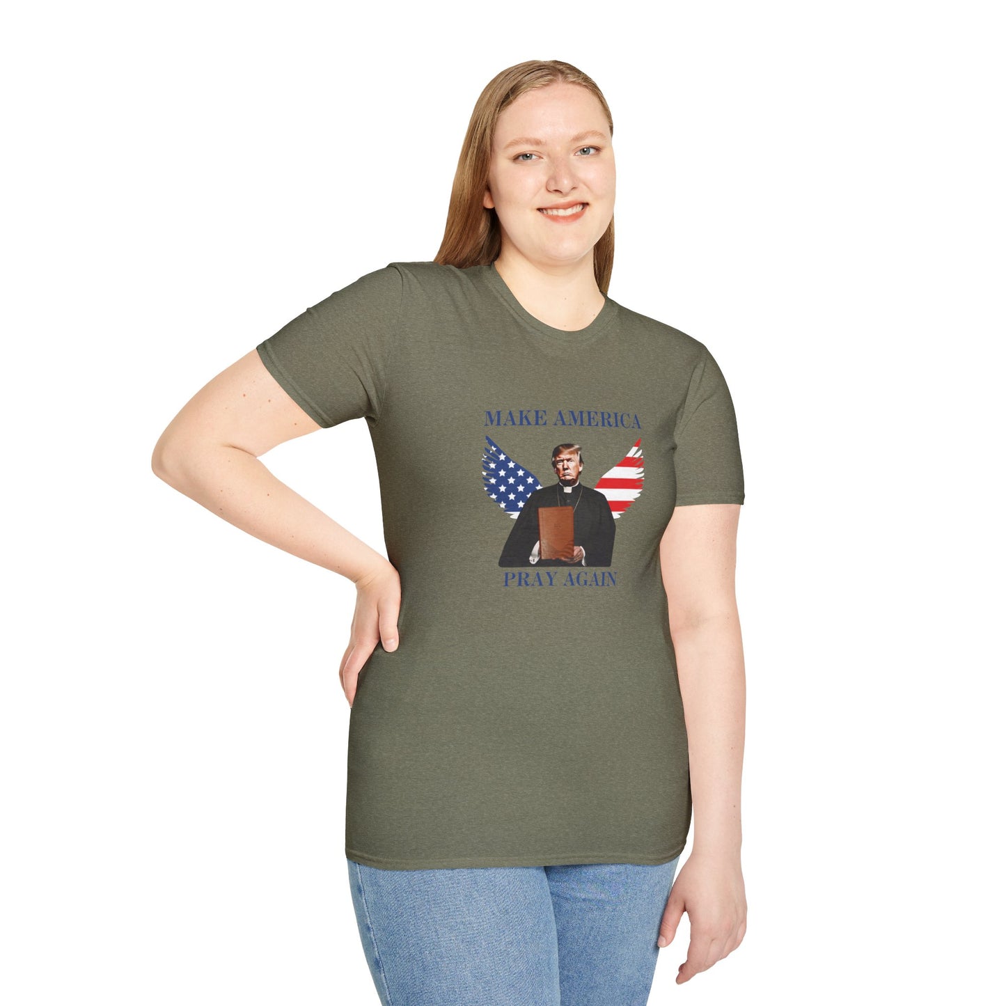 Make America Pray Again Unisex Softstyle T-Shirt