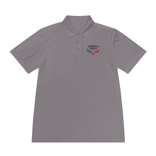 America First Men's Sport Polo Shirt