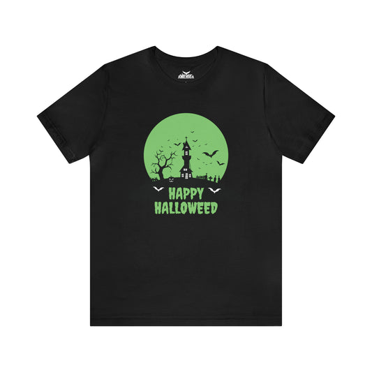 Happy Halloweed Unisex Jersey Short Sleeve Tee