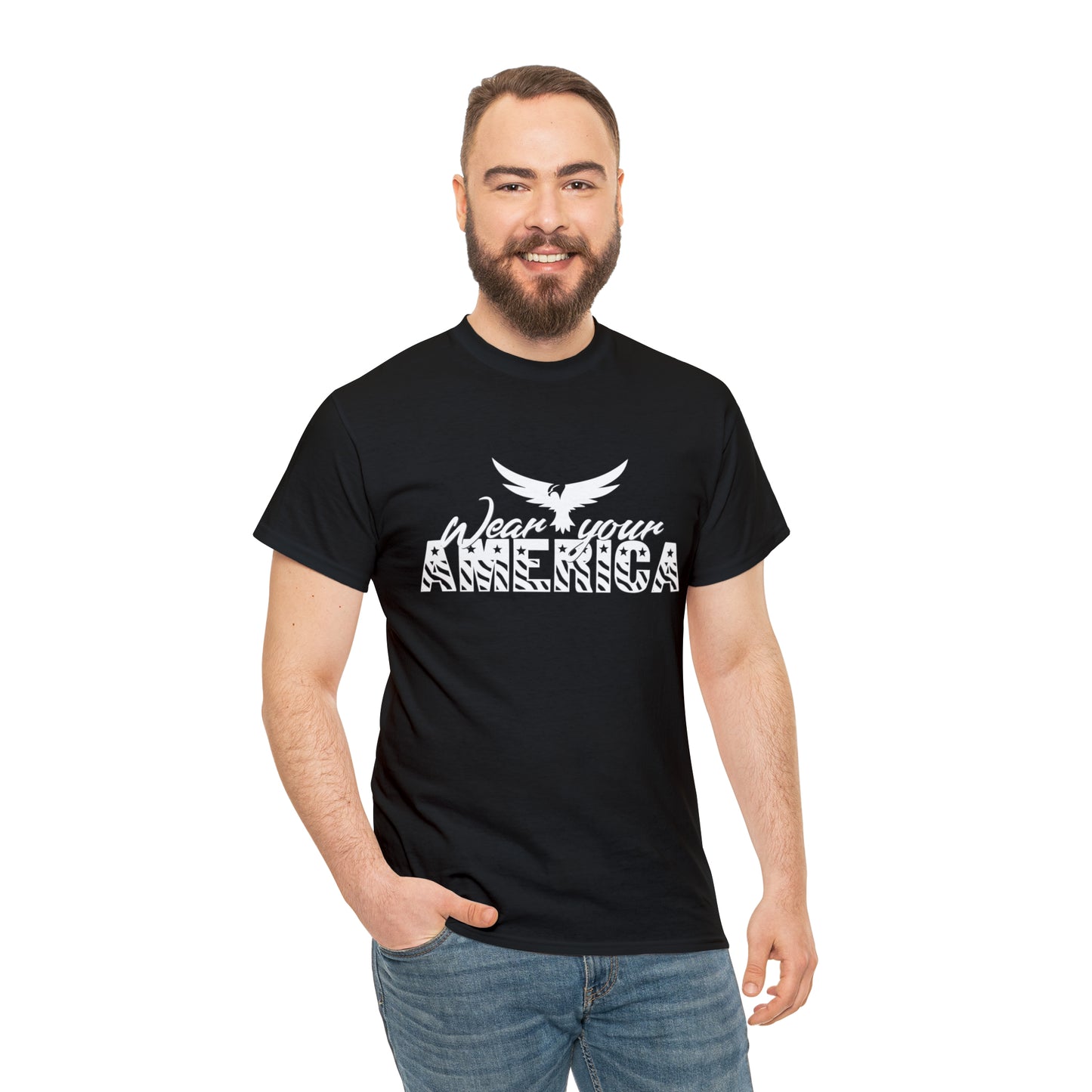 Wear Your America Logo Unisex Heavy Cotton Tee