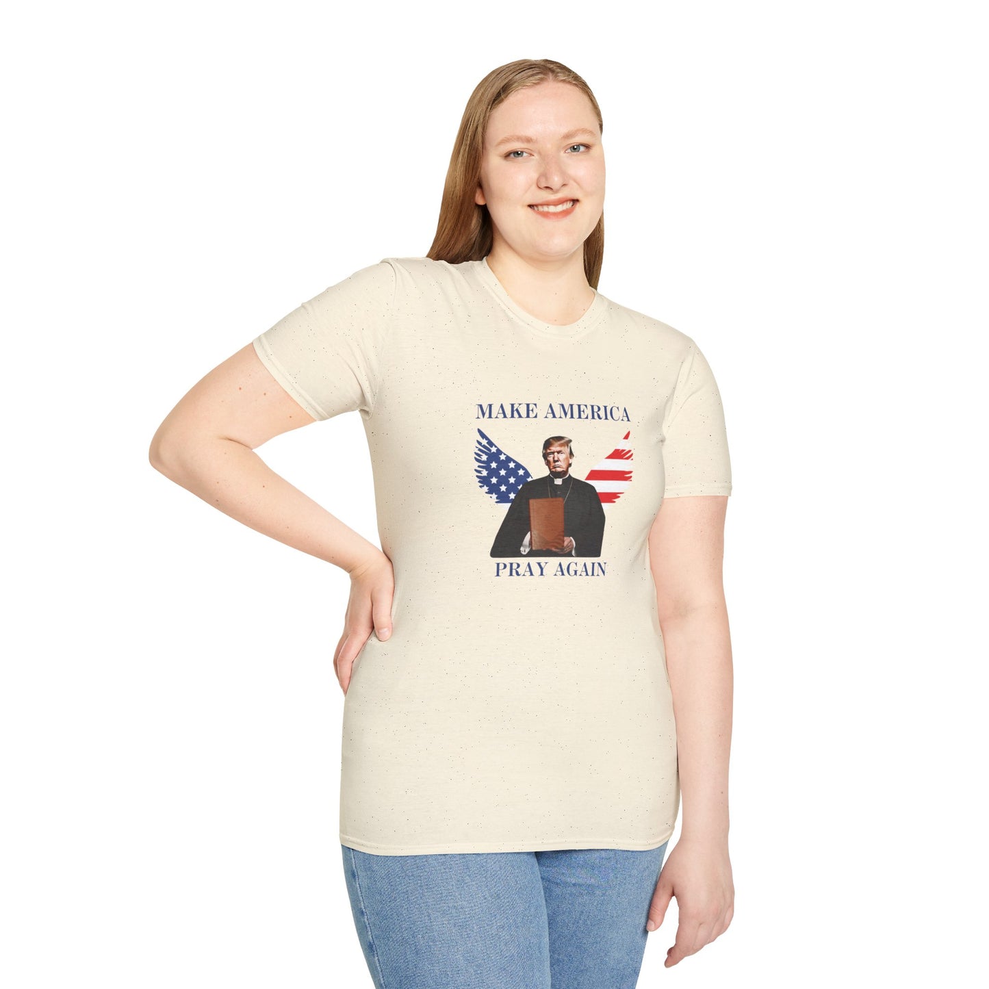 Make America Pray Again Unisex Softstyle T-Shirt