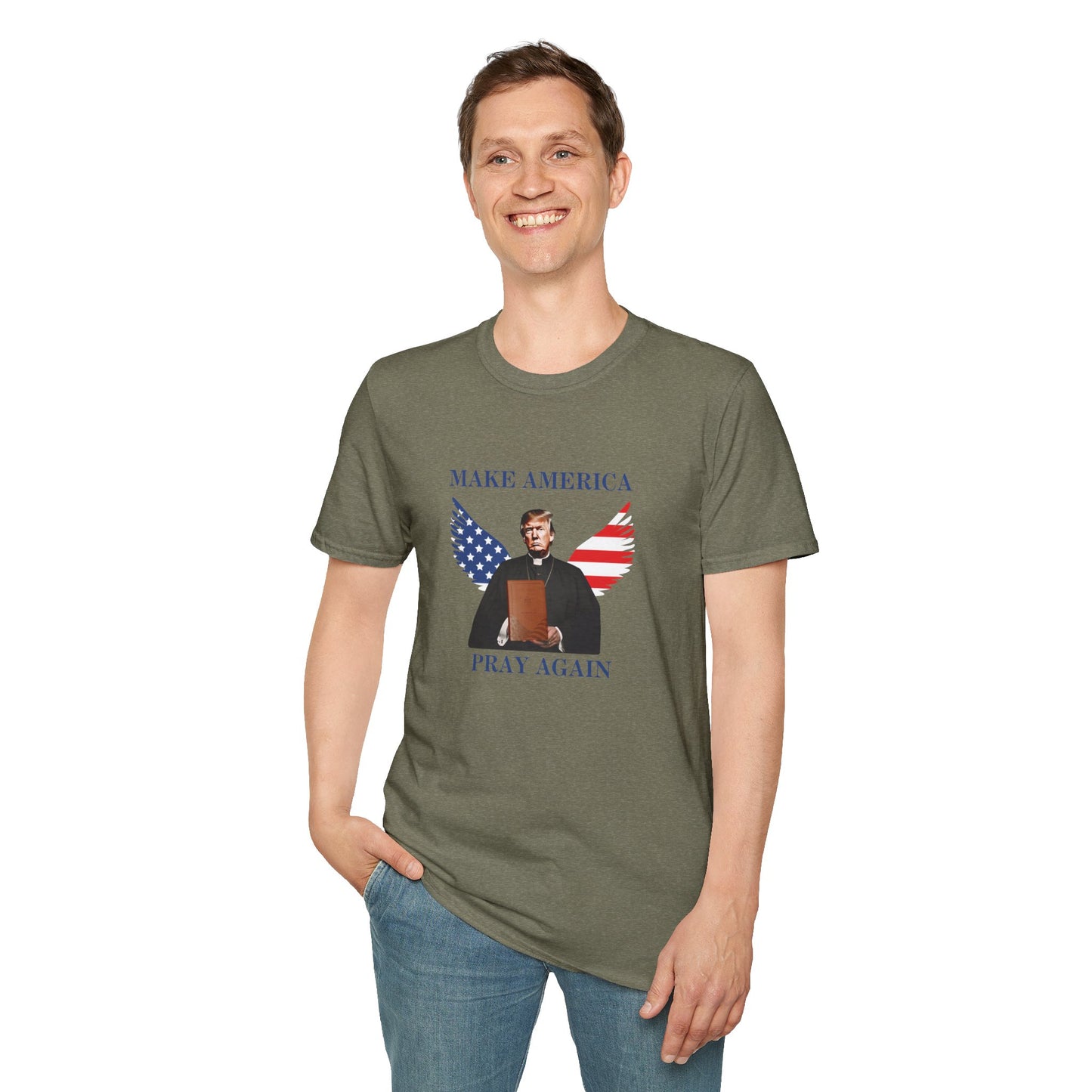 Make America Pray Again Unisex Softstyle T-Shirt