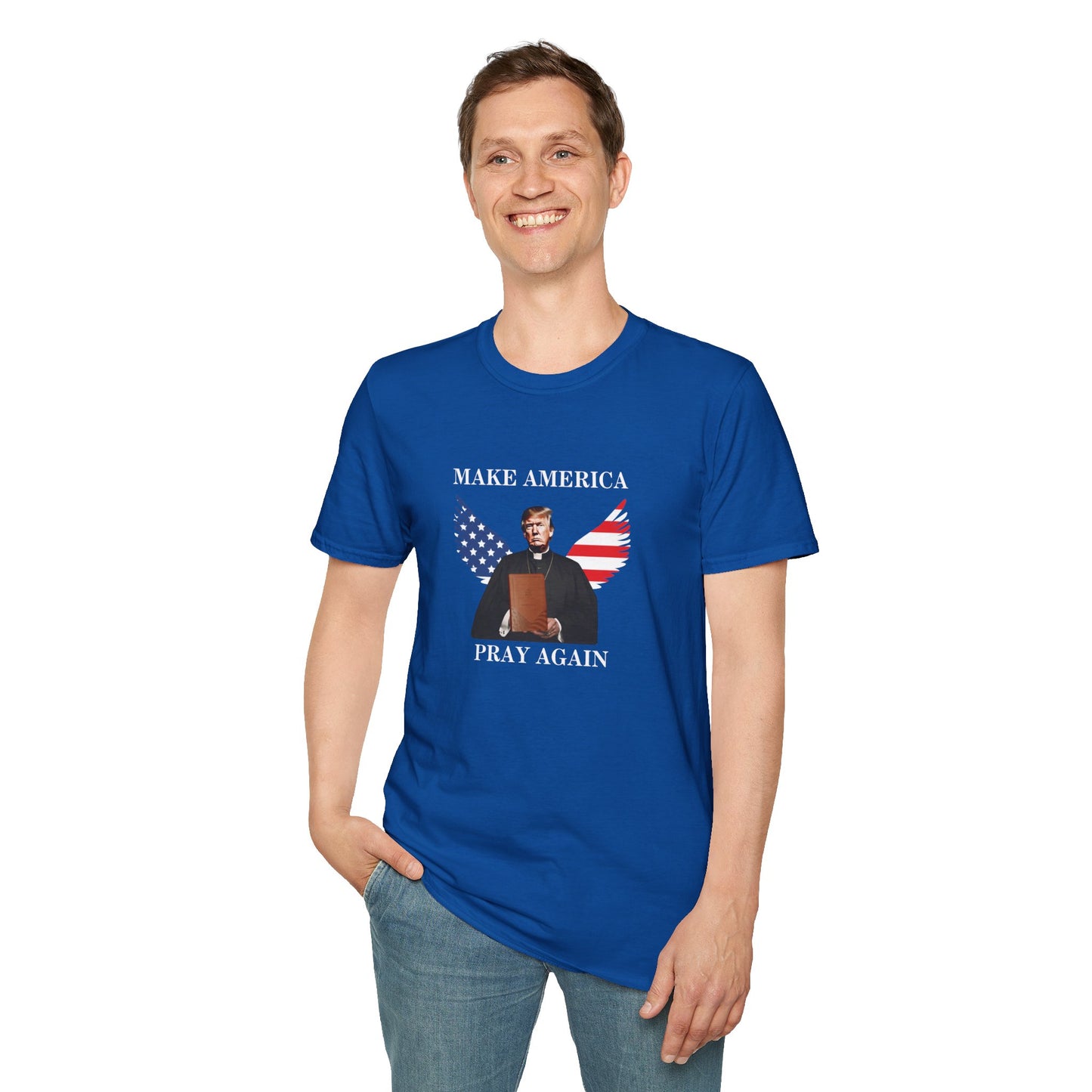 Make America Pray Again Unisex Softstyle T-Shirt