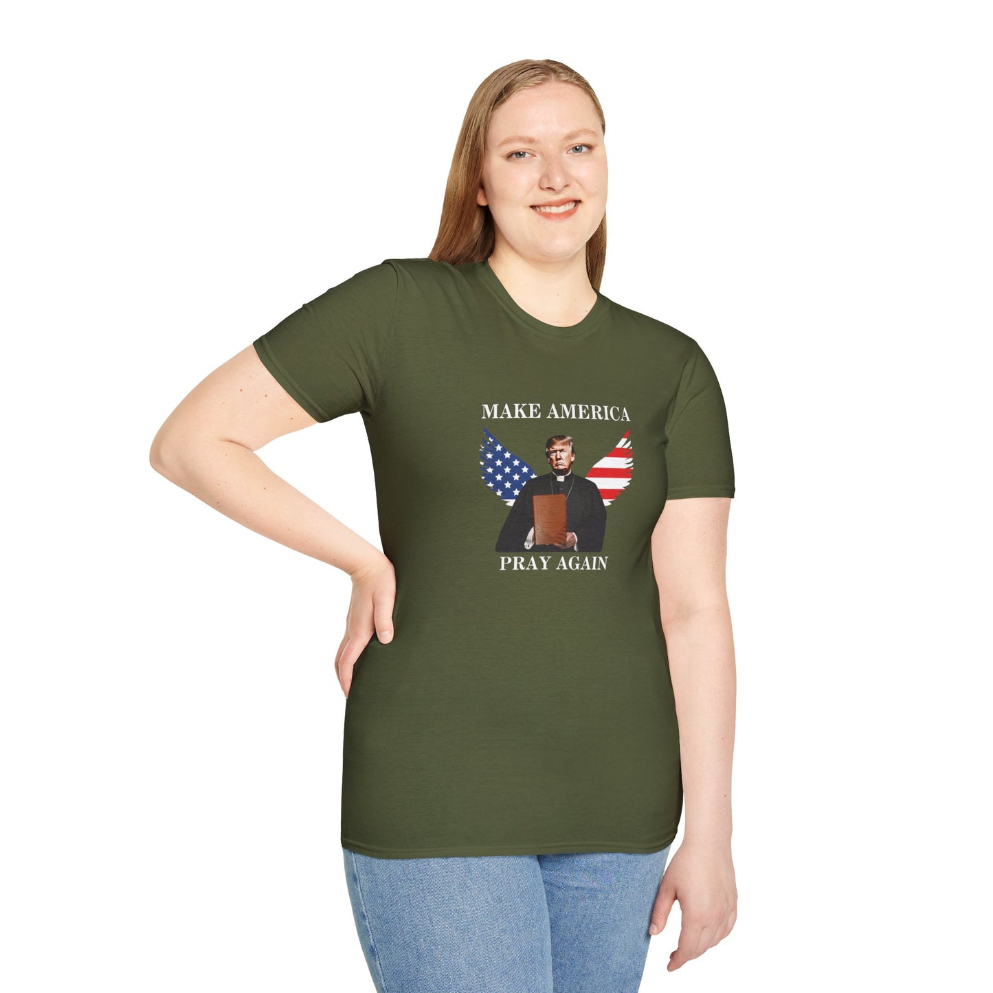 Make America Pray Again Unisex Softstyle T-Shirt