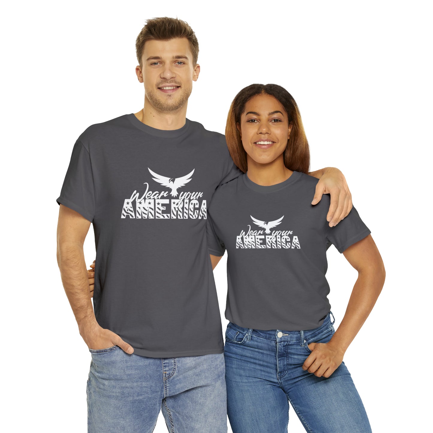 Wear Your America Logo Unisex Heavy Cotton Tee