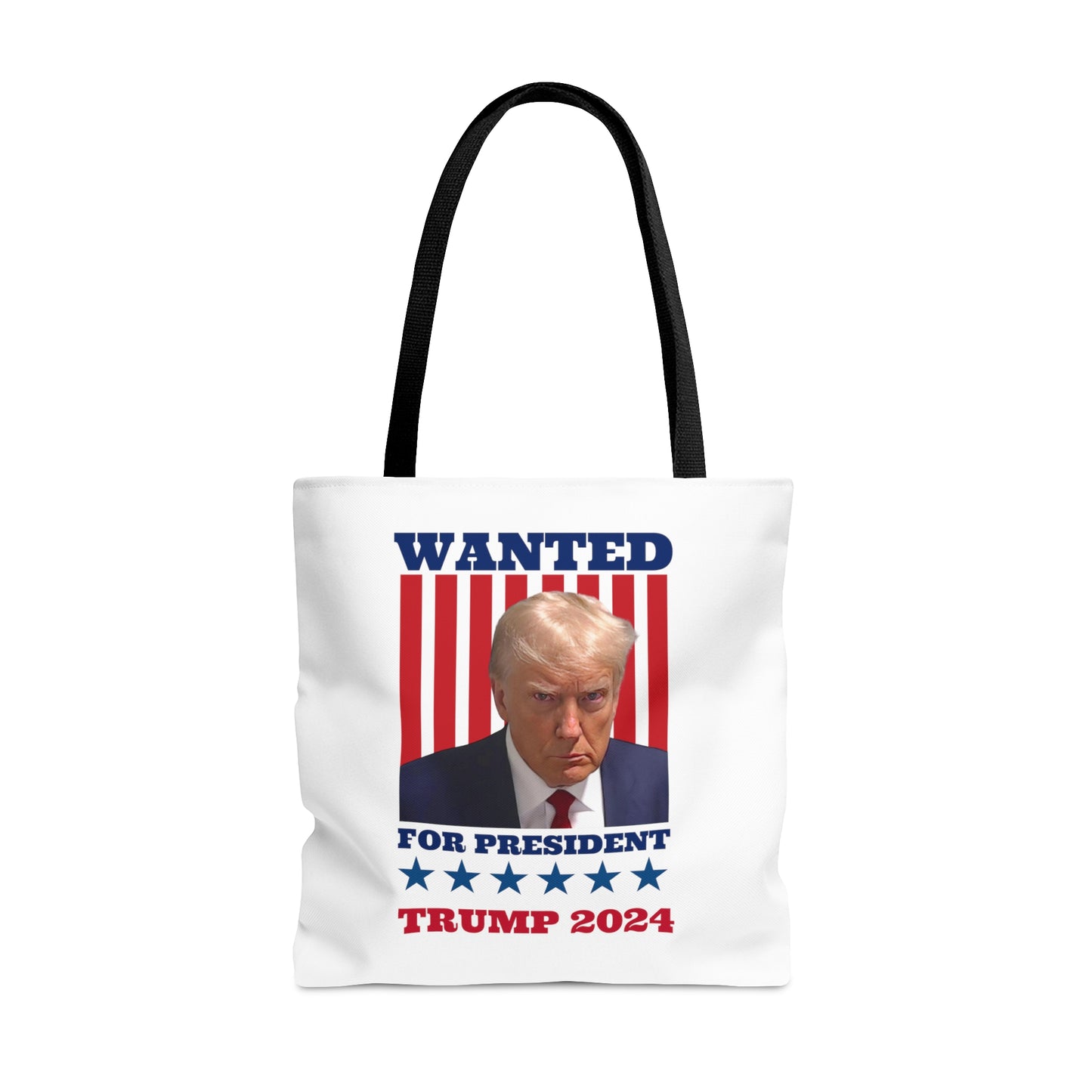 Wanted for president Trump 2024 Tote Bag (AOP)