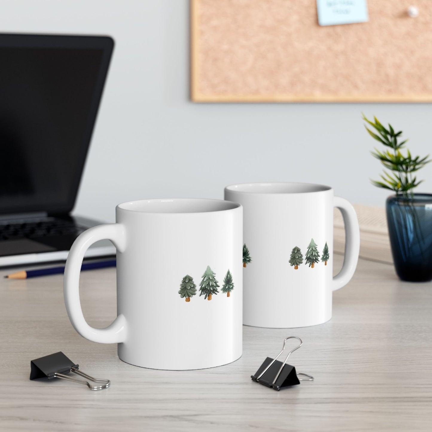 Triple Tree Vibes Ceramic Mug