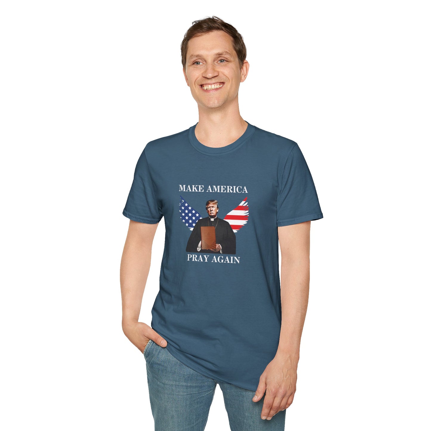 Make America Pray Again Unisex Softstyle T-Shirt