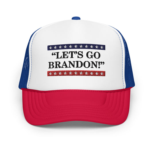 WYA Let's Go Brandon Foam trucker hat