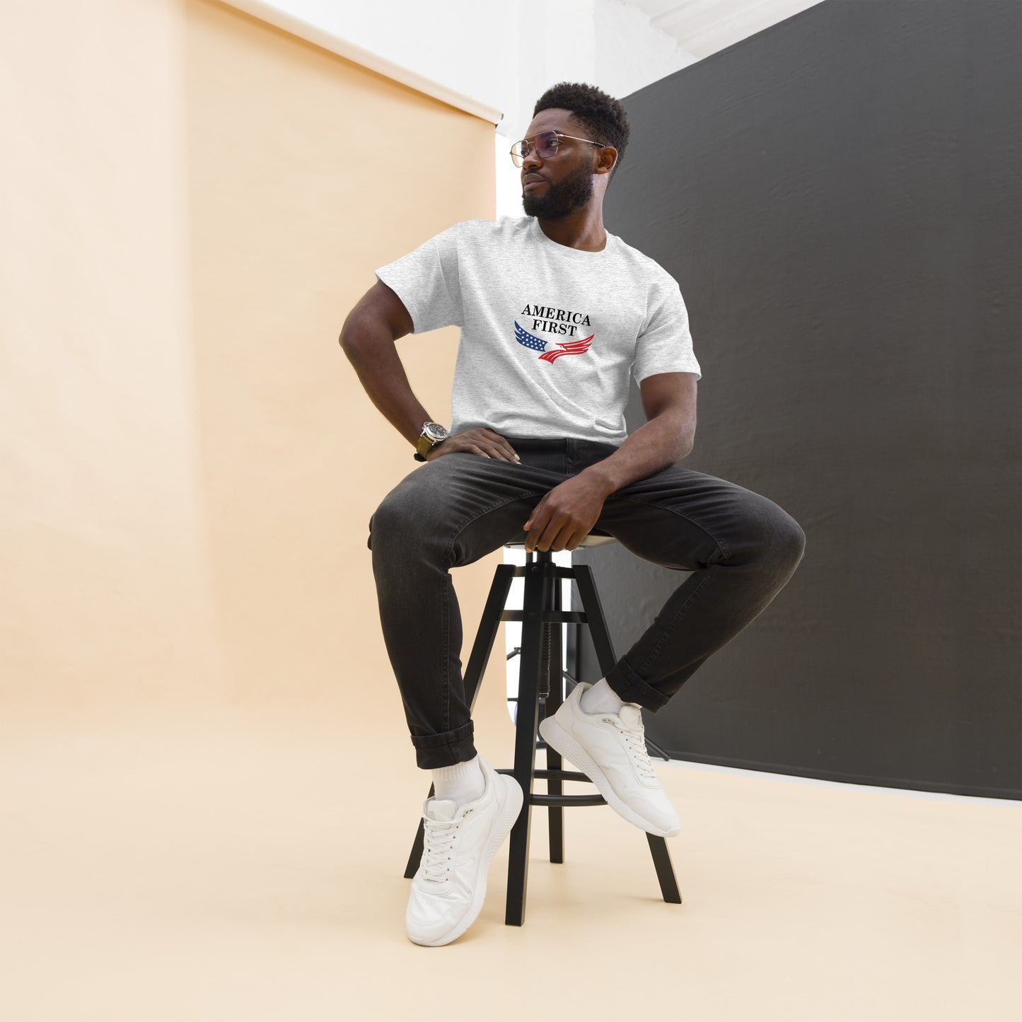 WYA America First Men's classic tee