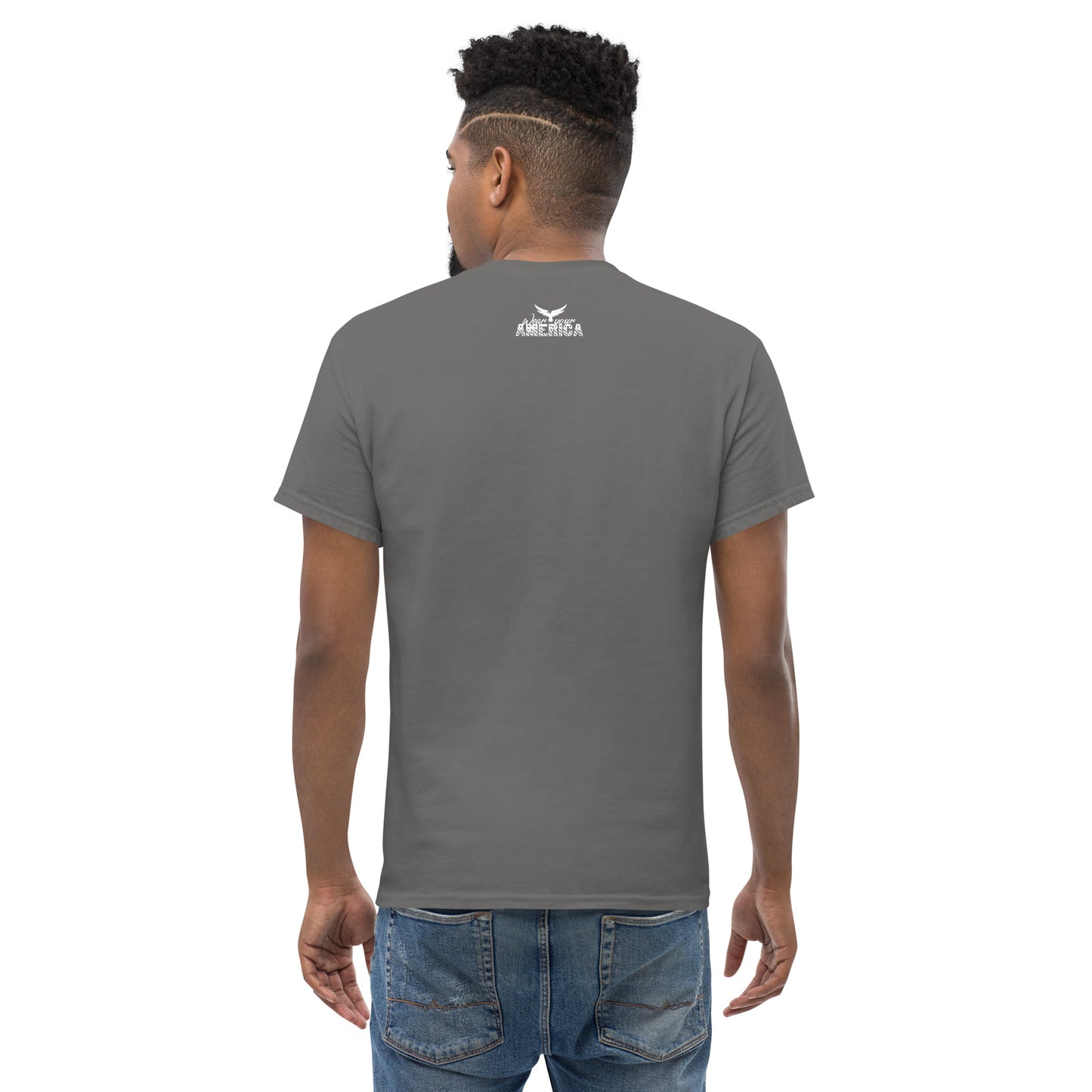 Wear Your America Men's classic tee White Logo