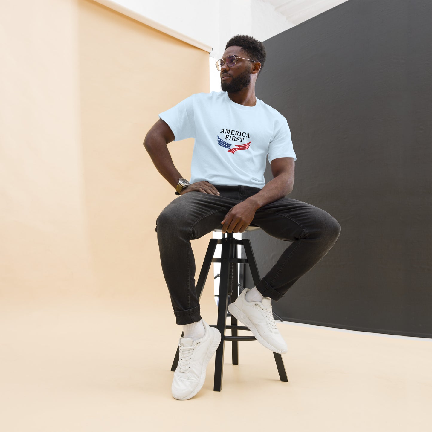 WYA America First Men's classic tee