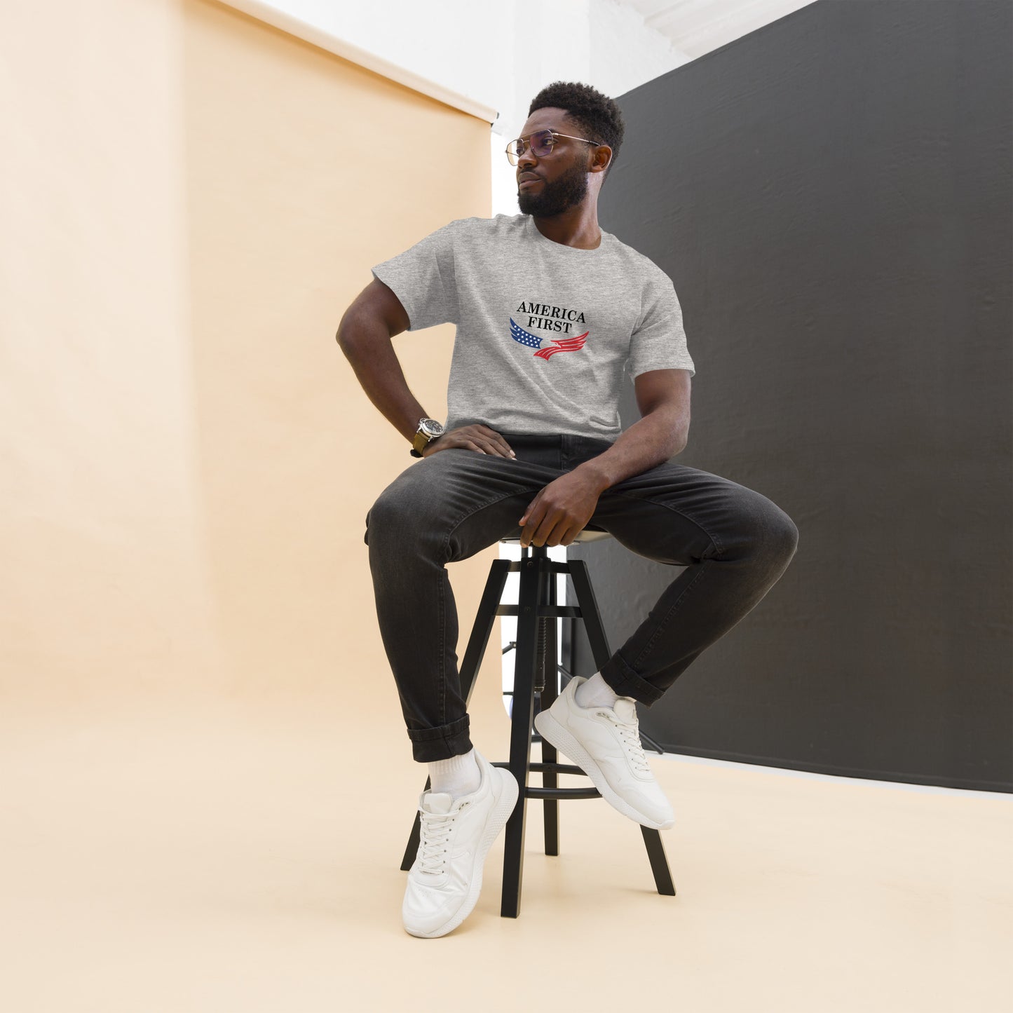 WYA America First Men's classic tee