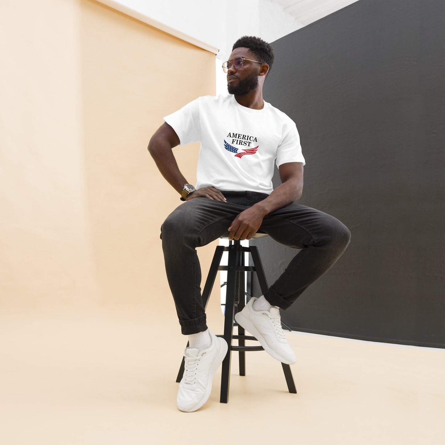 WYA America First Men's classic tee