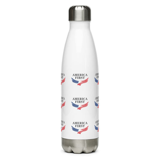 America First WYA Stainless Steel Water Bottle