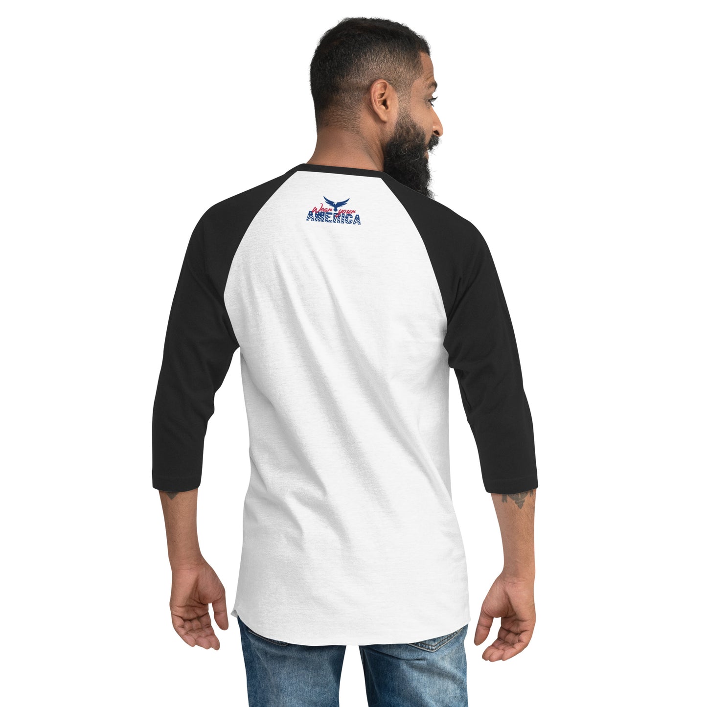 WYA Let's Go Brandon 3/4 sleeve raglan shirt