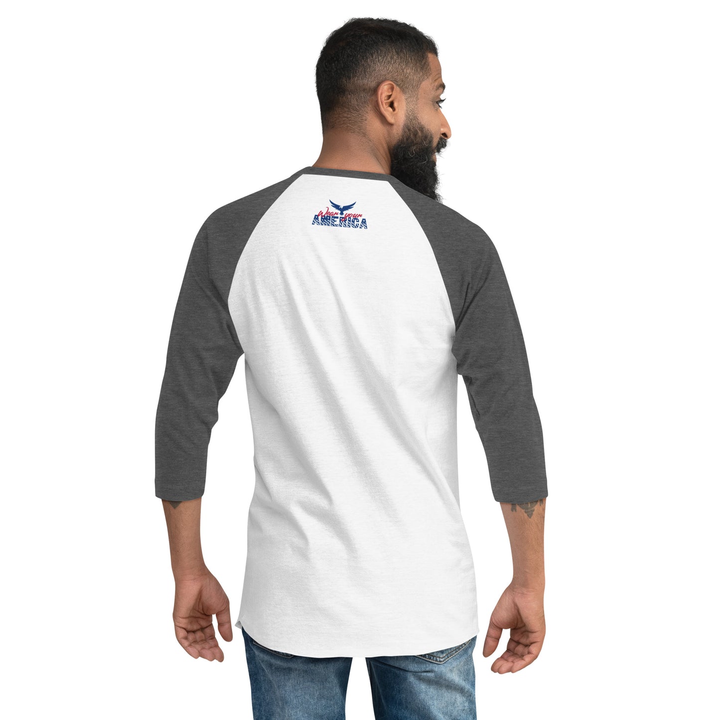 WYA Let's Go Brandon 3/4 sleeve raglan shirt