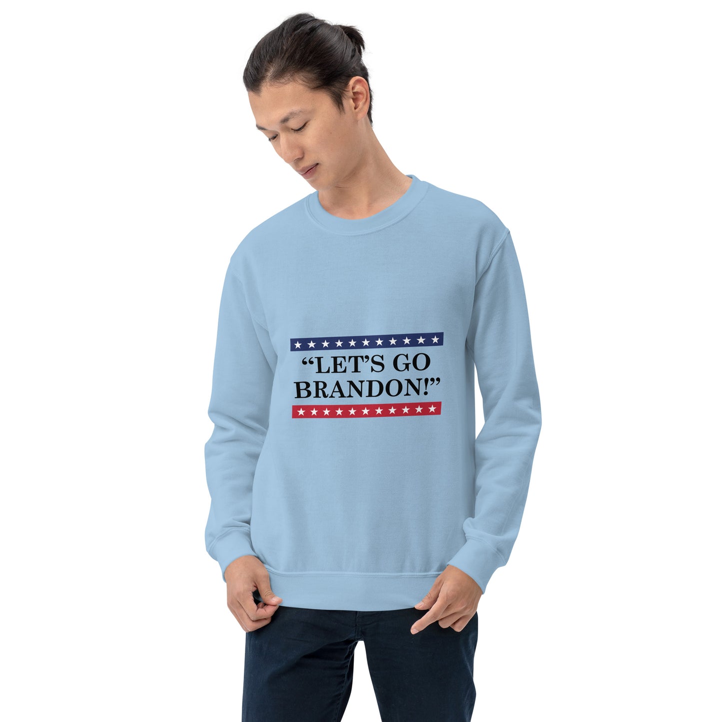 WYA Let's Go Brandon Unisex Sweatshirt Light Colors