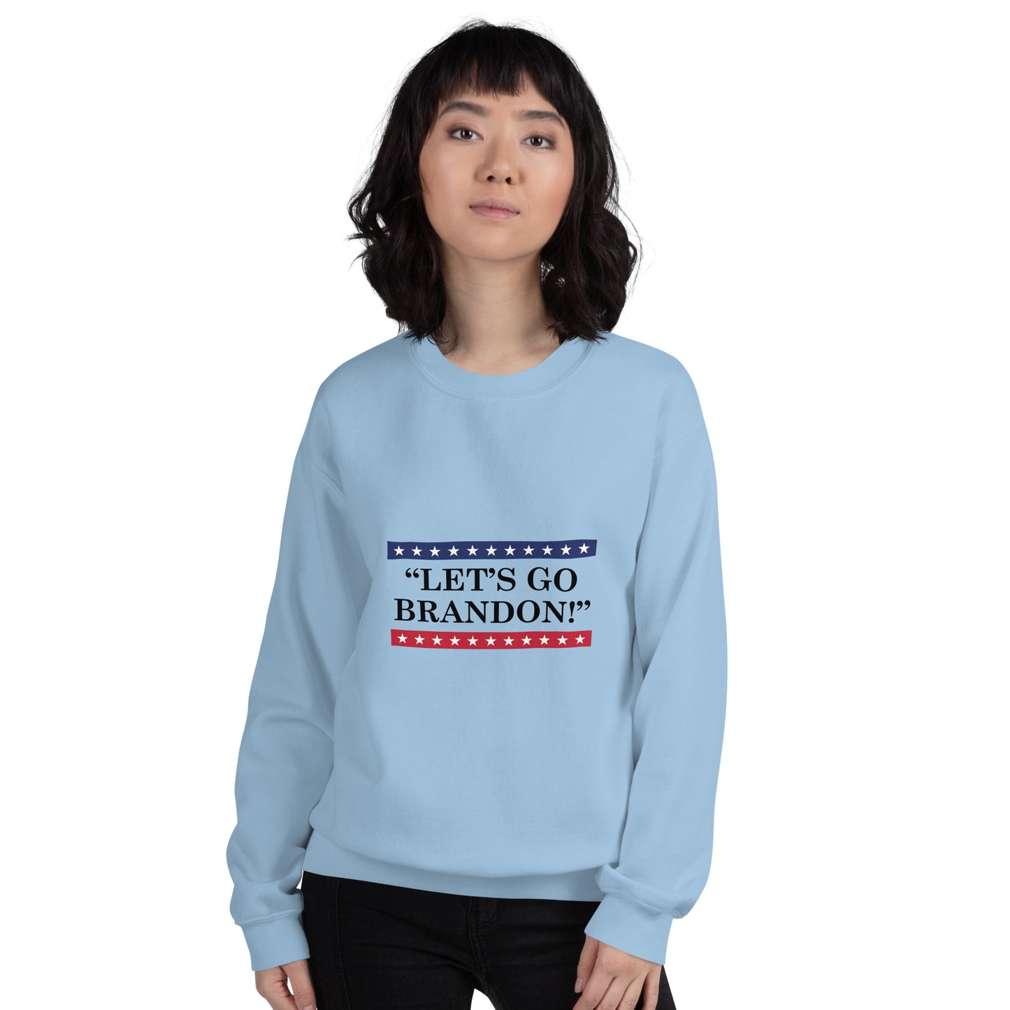 WYA Let's Go Brandon Unisex Sweatshirt Light Colors