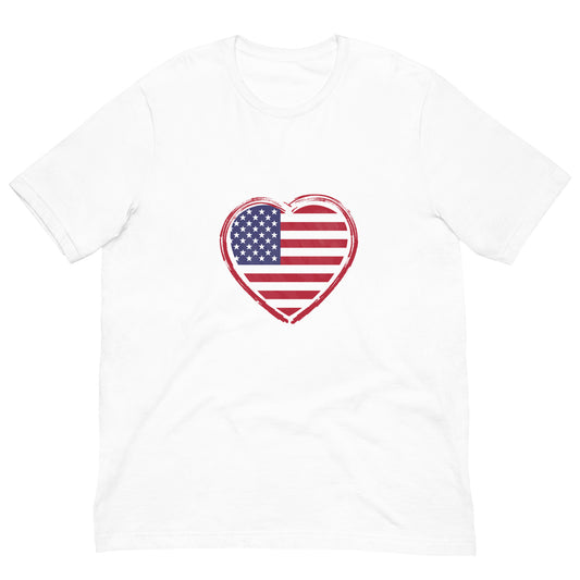 I heart USA Unisex t-shirt