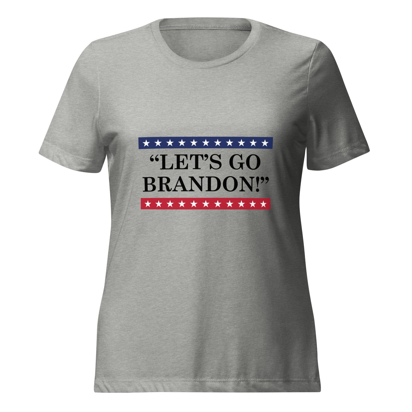 WYA Let's Go Brandon Women’s relaxed tri-blend t-shirt Light Colors